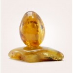  Инклюз, НФ-00000735  57гр Цельный янтарь,в форме пасхальное яйцо, фото 2 