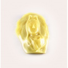  Amber carving &quot;Woman&#039;s face&quot;, image 1 