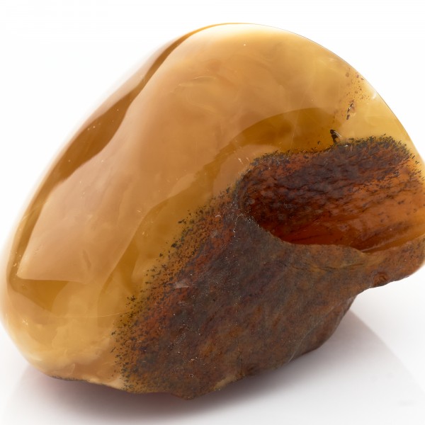  Камень сувенирный полированный, янтарь 95,81 г В.09.7.0006-3, фото 3 